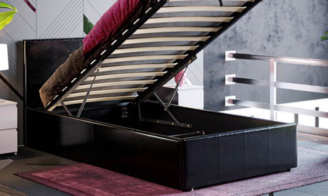 Lisbon Ottoman Bed with Hidden Storage Compartment 