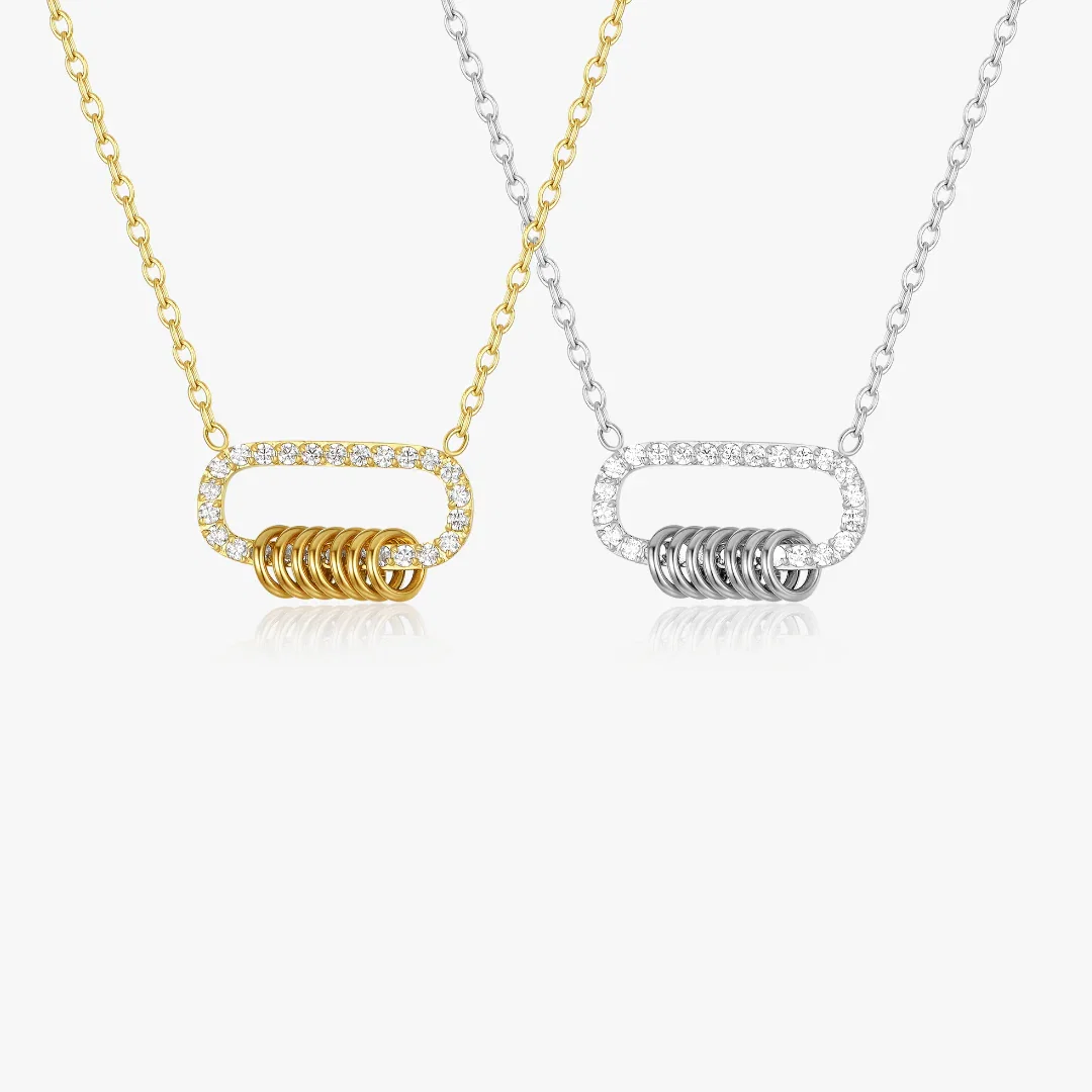 Sloane Stacked Loops Necklace