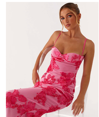 That Girl Maxi Dress — Pink