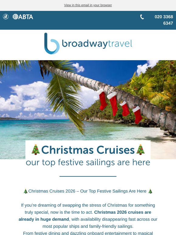 Cruises After Christmas 2026