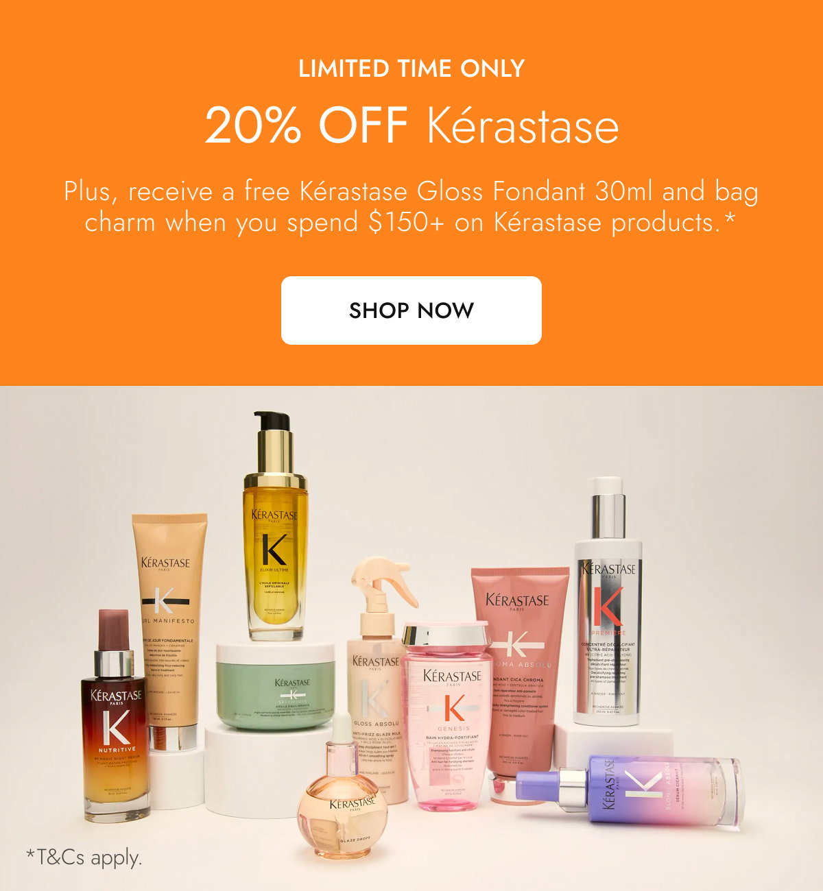Up to 20% OFF Kérastase. Use code KERASTASE. Shop Now.