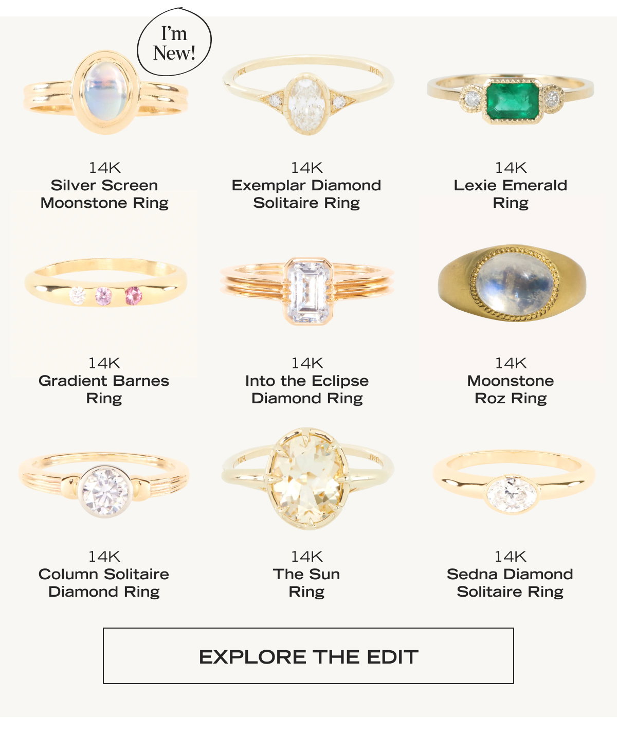 The Winter Edit - Milestone Rings