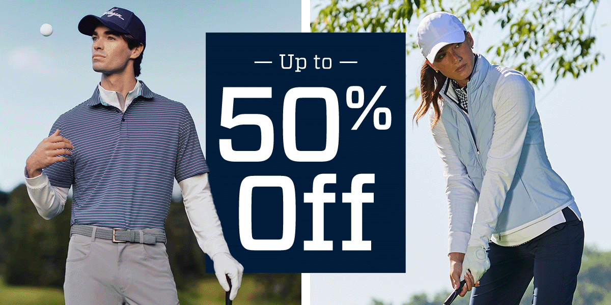  Up to 50% off.