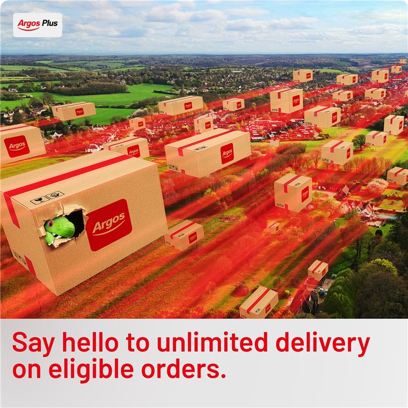 Unlimited delivery with Argos Plus