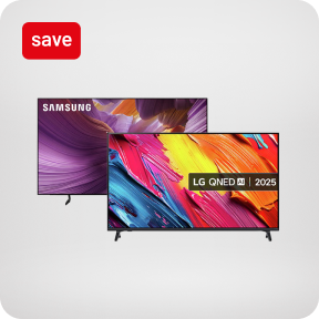 Save up to 15% on selected LG and Samsung TVs