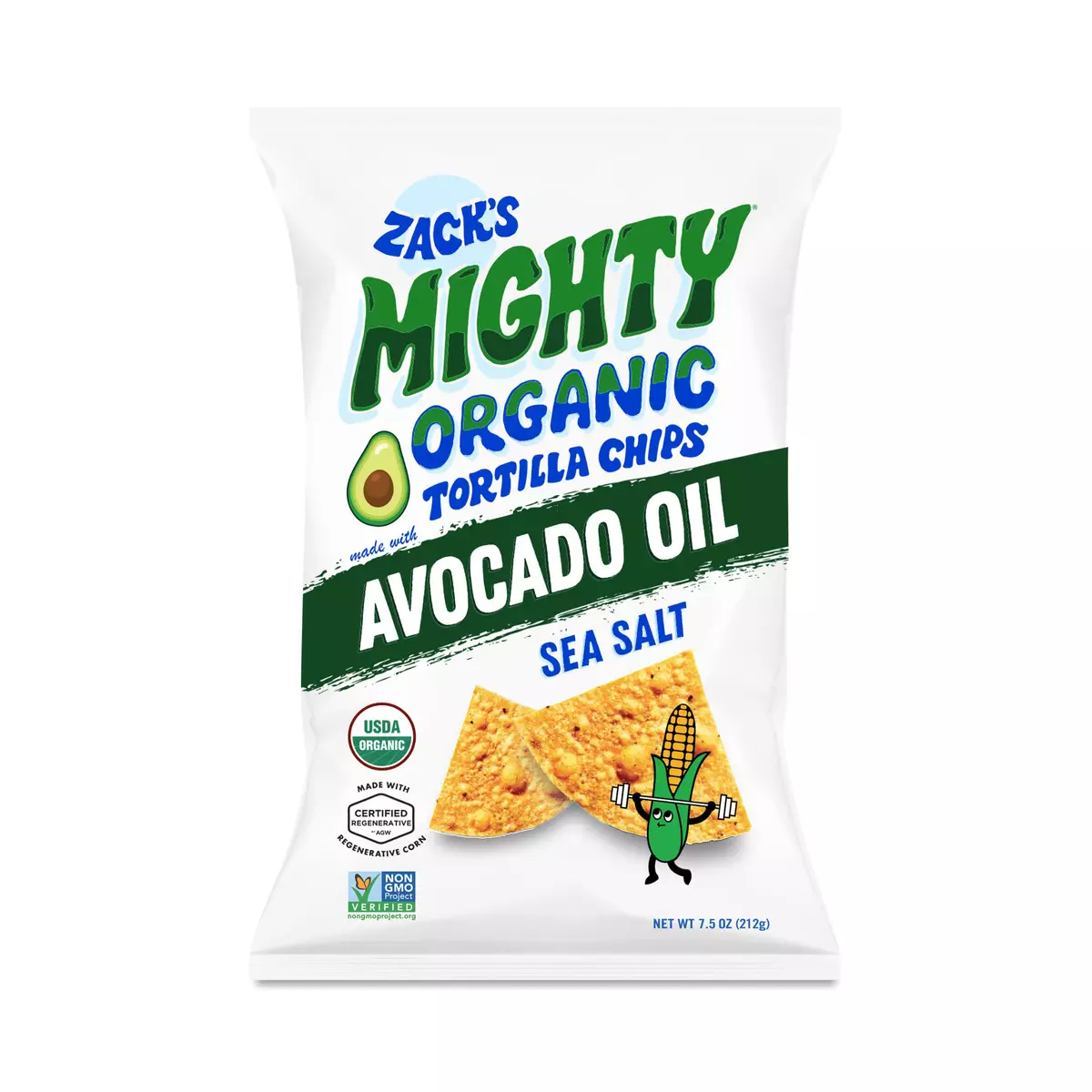 Avocado Oil Tortilla Chips, Sea Salt