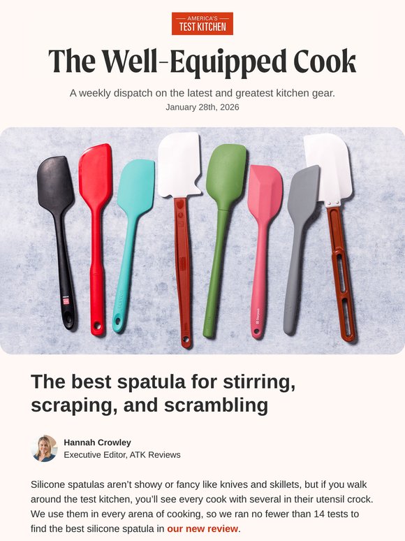 America's Test Kitchen: The best spatula for stirring, scraping, and ...