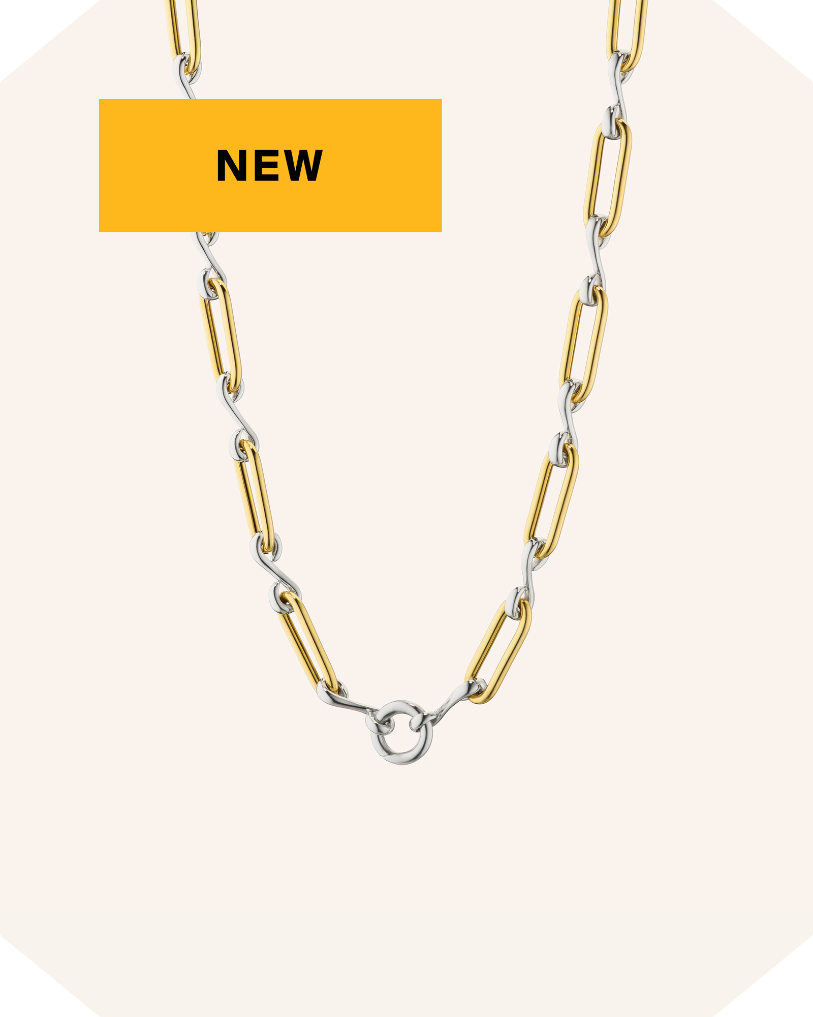 Two-Tone Infinity Classic Link "Design Your Own" Necklace