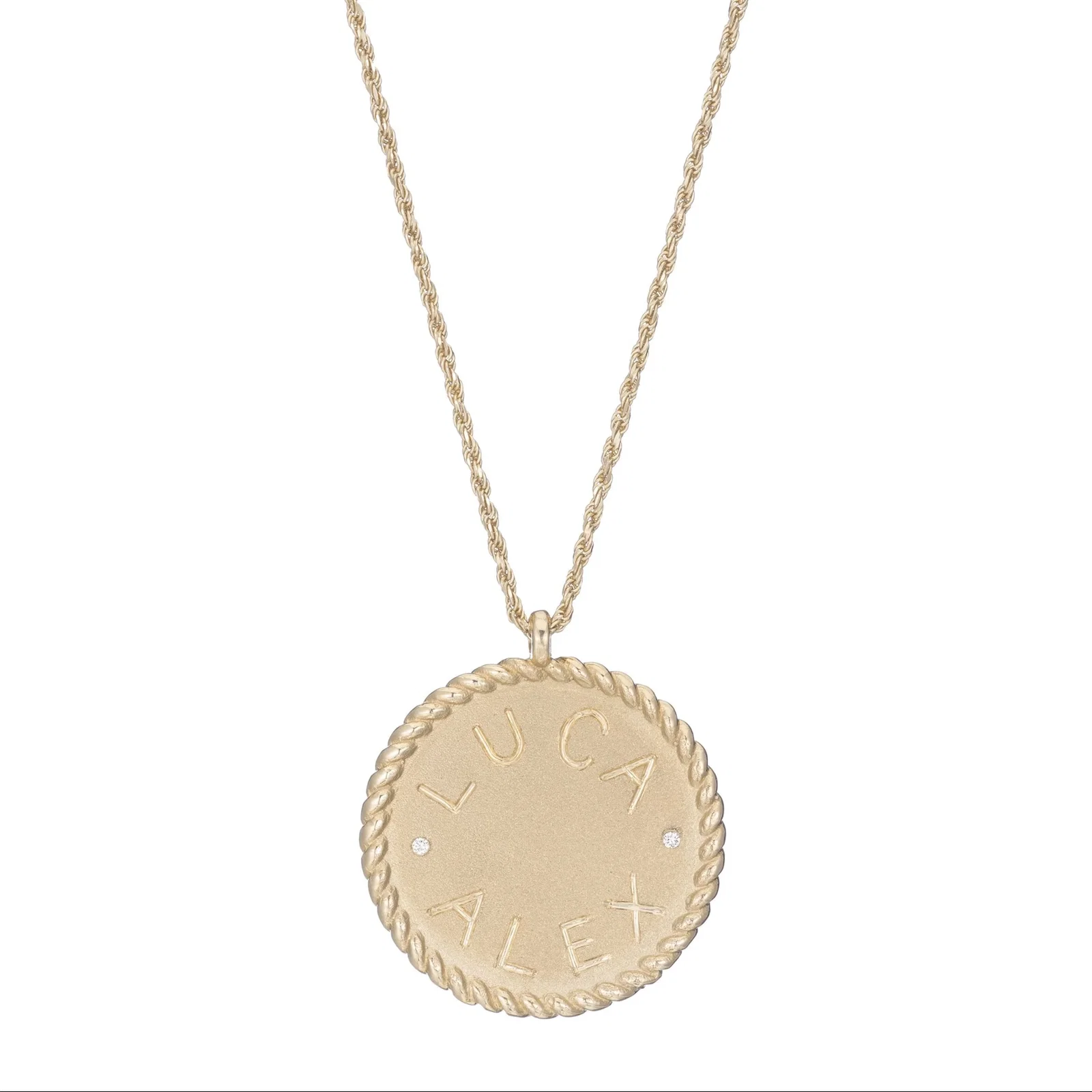 Image of Imperial Disc Pendant Necklace