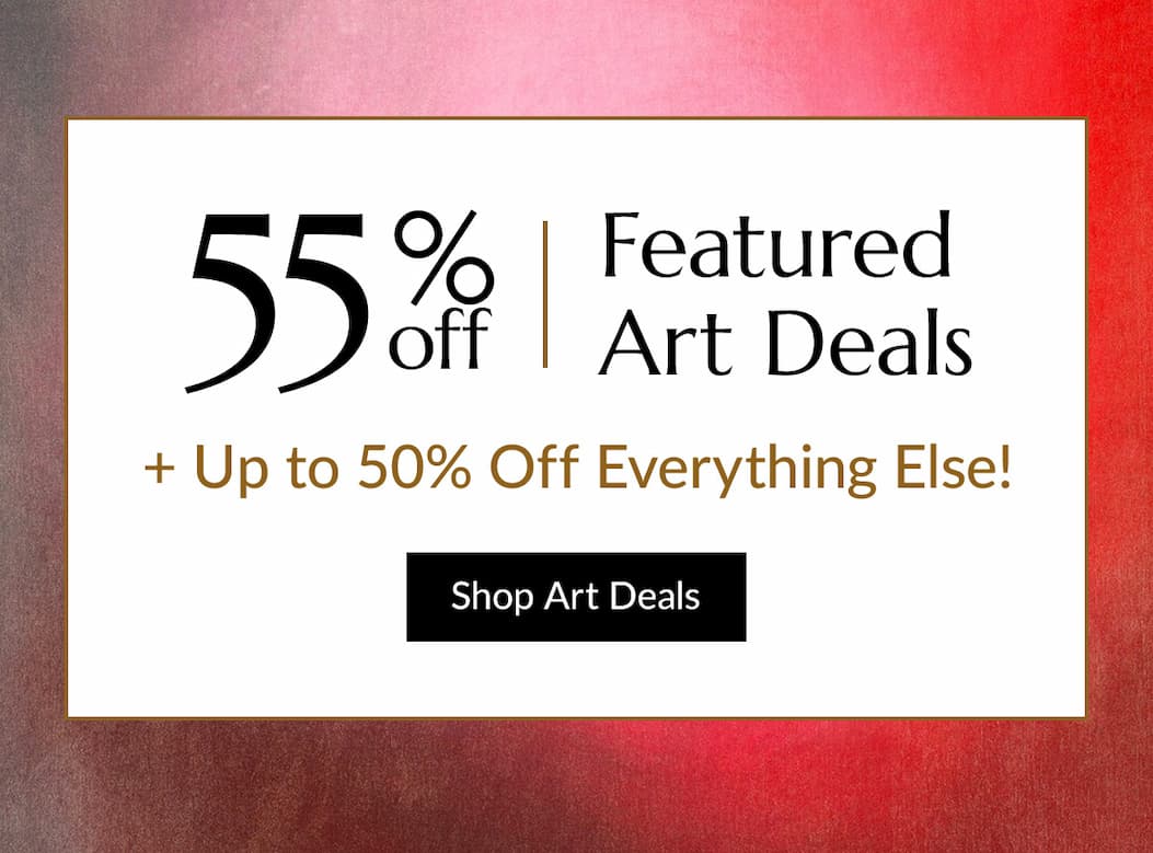55% off featured art deals and up to 50% off everything else