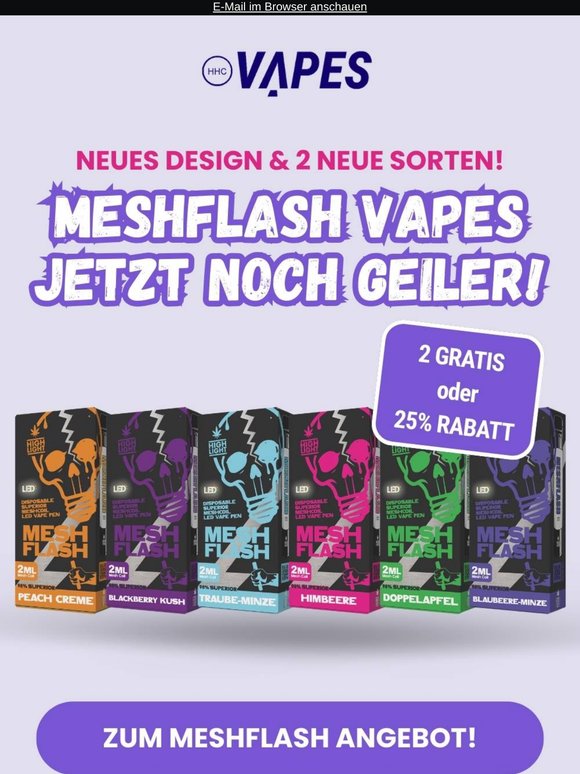 HHC Vapes: Dein GRATIS Genuss-Boost  | Milled