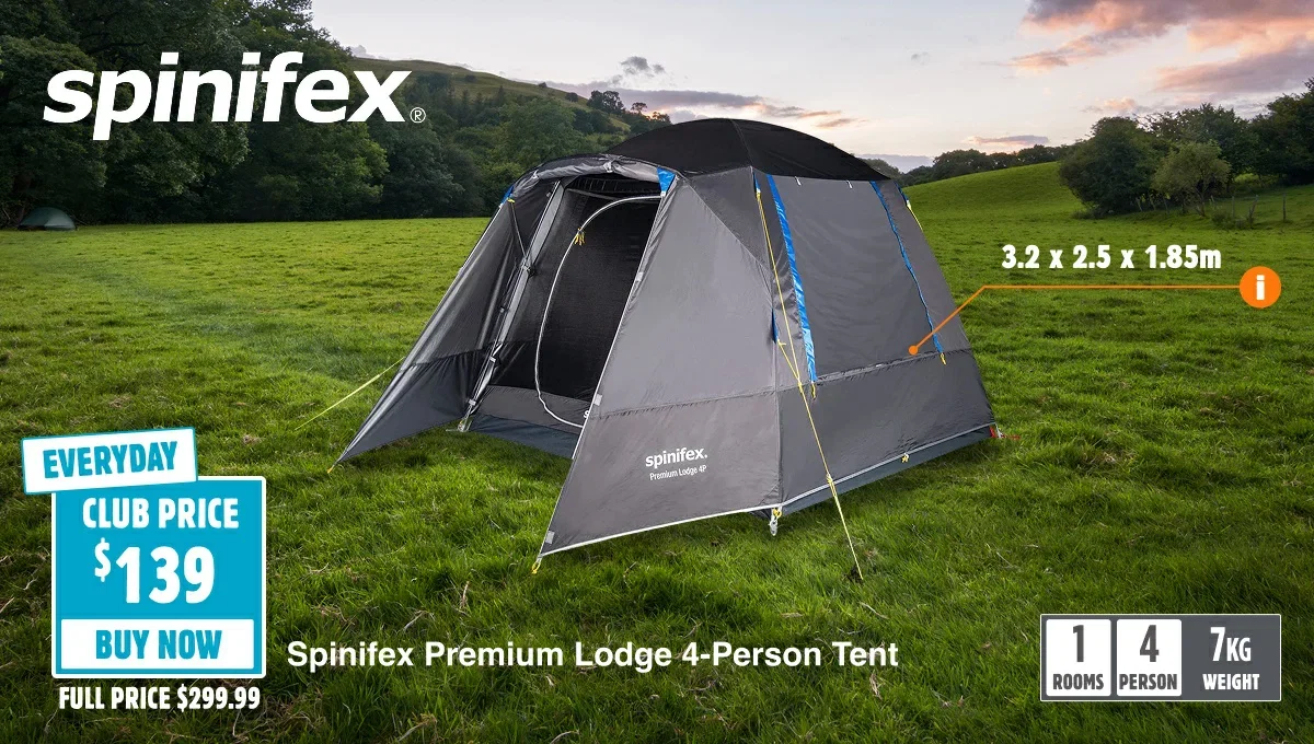 Spinifex Premium Lodge 4 Person Tent 