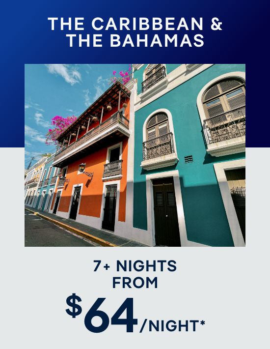 Caribbean & The Bahamas – 7+ Nights – Click to View Cruises & Book Now