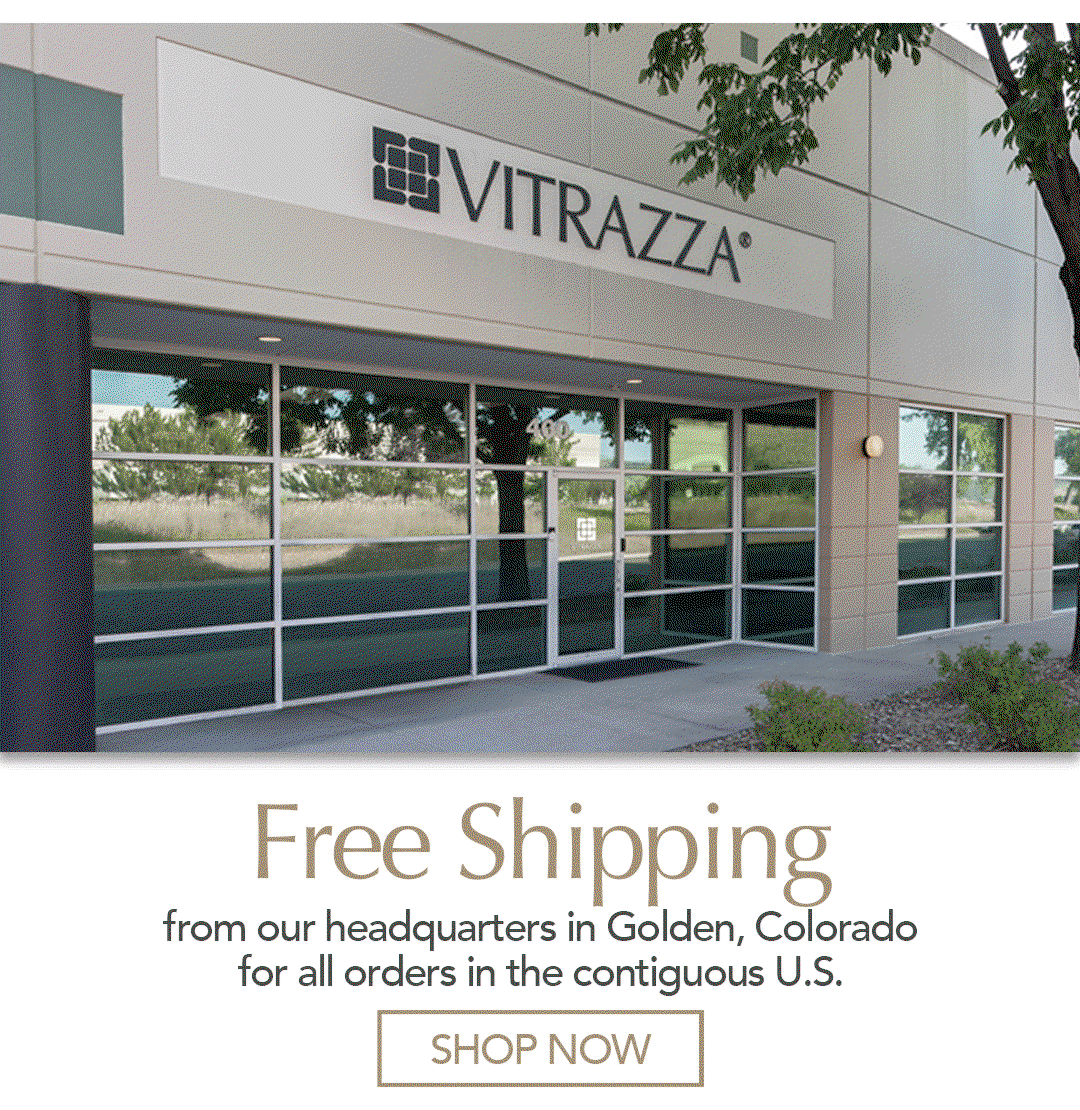 Free shipping from our headquarters in Golden, Colorado for all orders in the contiguous U.S.