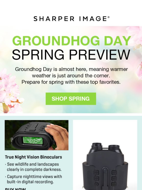 Sharper Image: Sneak Peek 👀 Groundhog Day Spring Preview | Milled