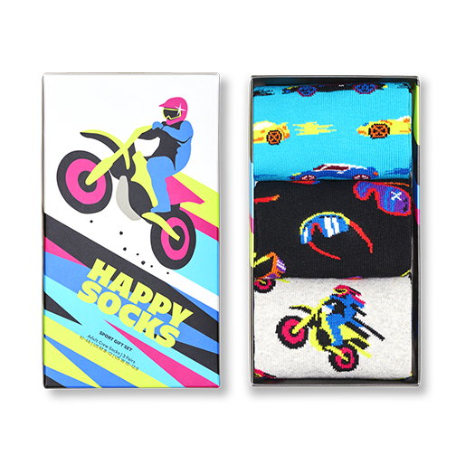 3-Pack Fast Sports Socks Gift Set