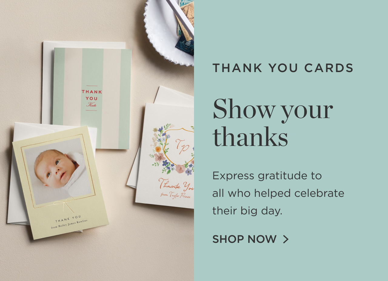 Shop Thank You Cards