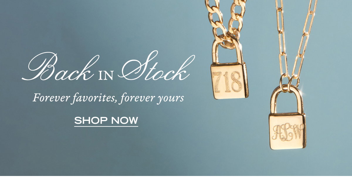 Back in Stock - Shop Now