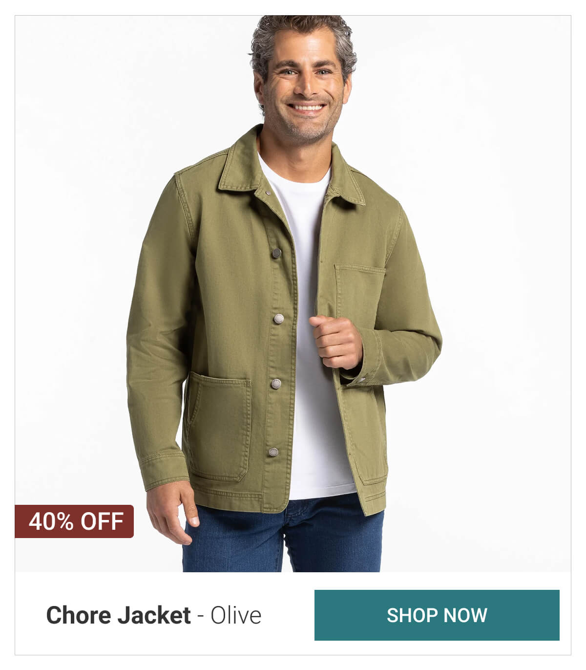 Olive Chore Jacket