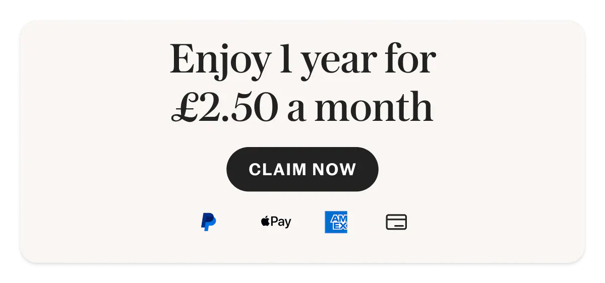 Enjoy 1 year for £30