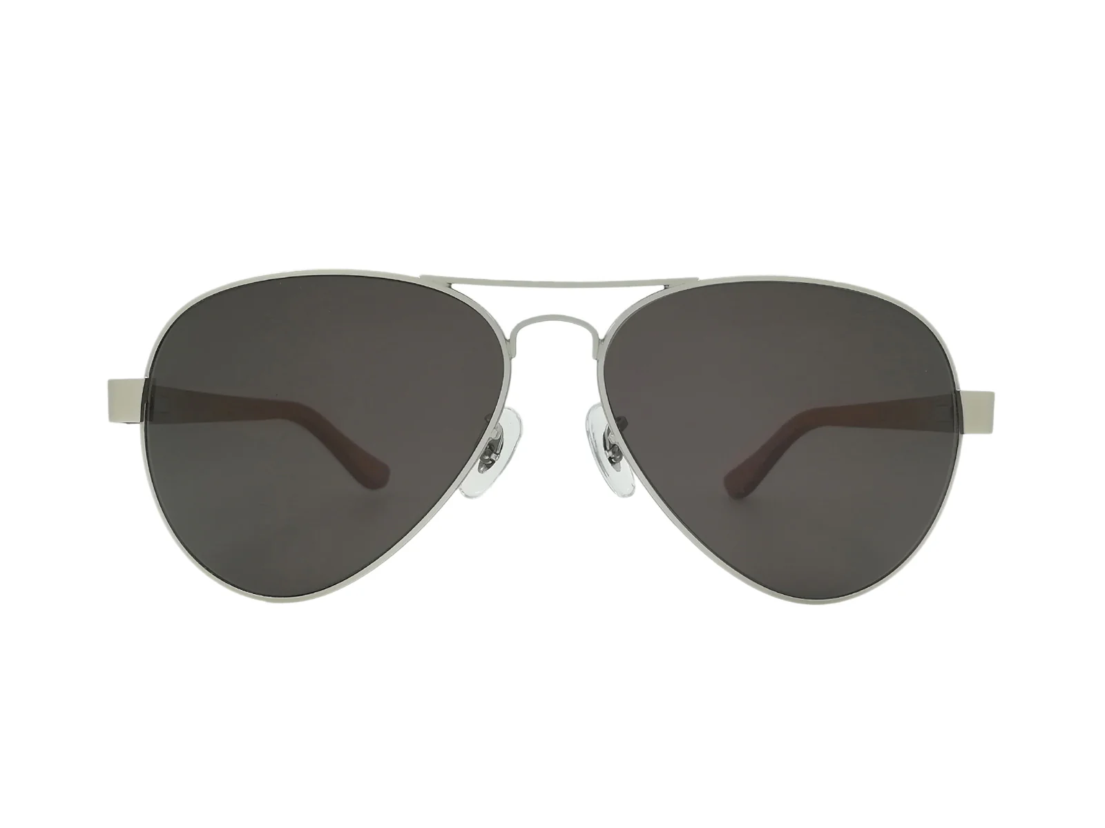 Image of Bailey Beech Aviator Sunglasses in Silver