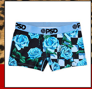 PSD Blue Rose Boyshorts