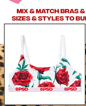 PSD Rose Scoop Sports Bra
