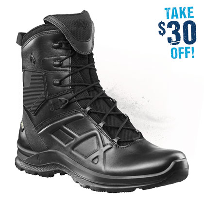 Save $30 on Haix Black Eagle® Tactical 2.0 GTX High Boots