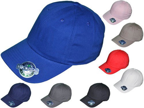 PREMIUM Blank Dad Hats - 6 Panel Unstructured Cotton Low Profile Snapback Caps (8 Colors) - 5314
