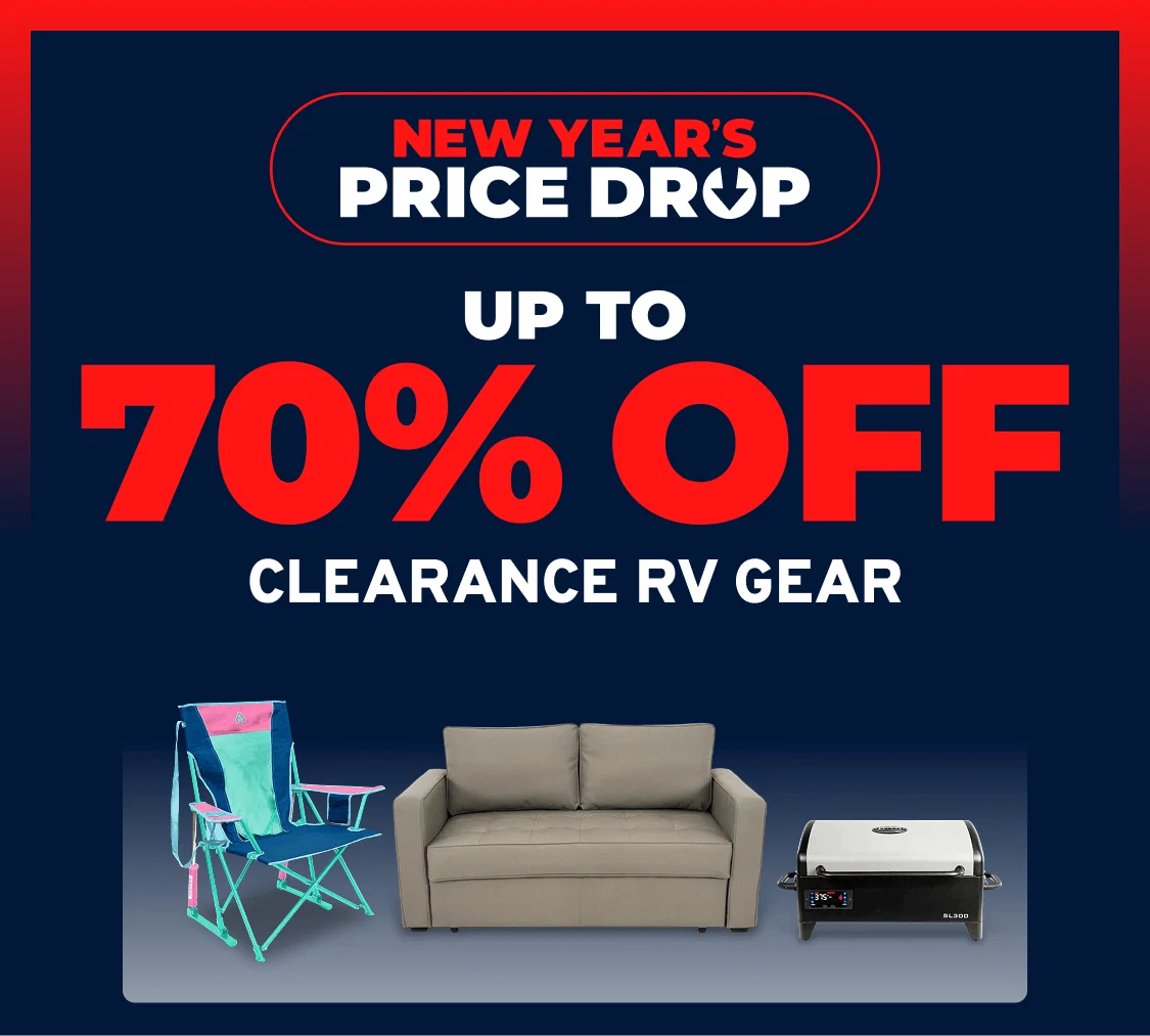 New Year's Price Drop I up to 70% off Clearance RV Gear