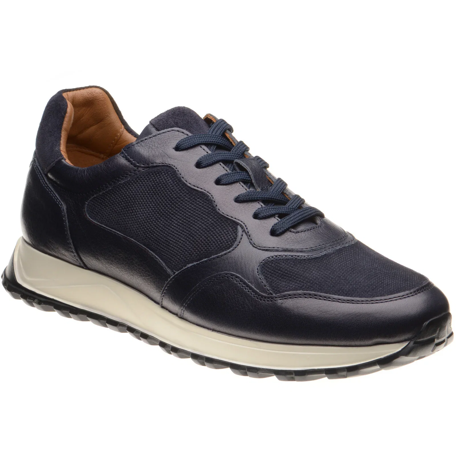 Image of Herring Paris in navy calf and suede