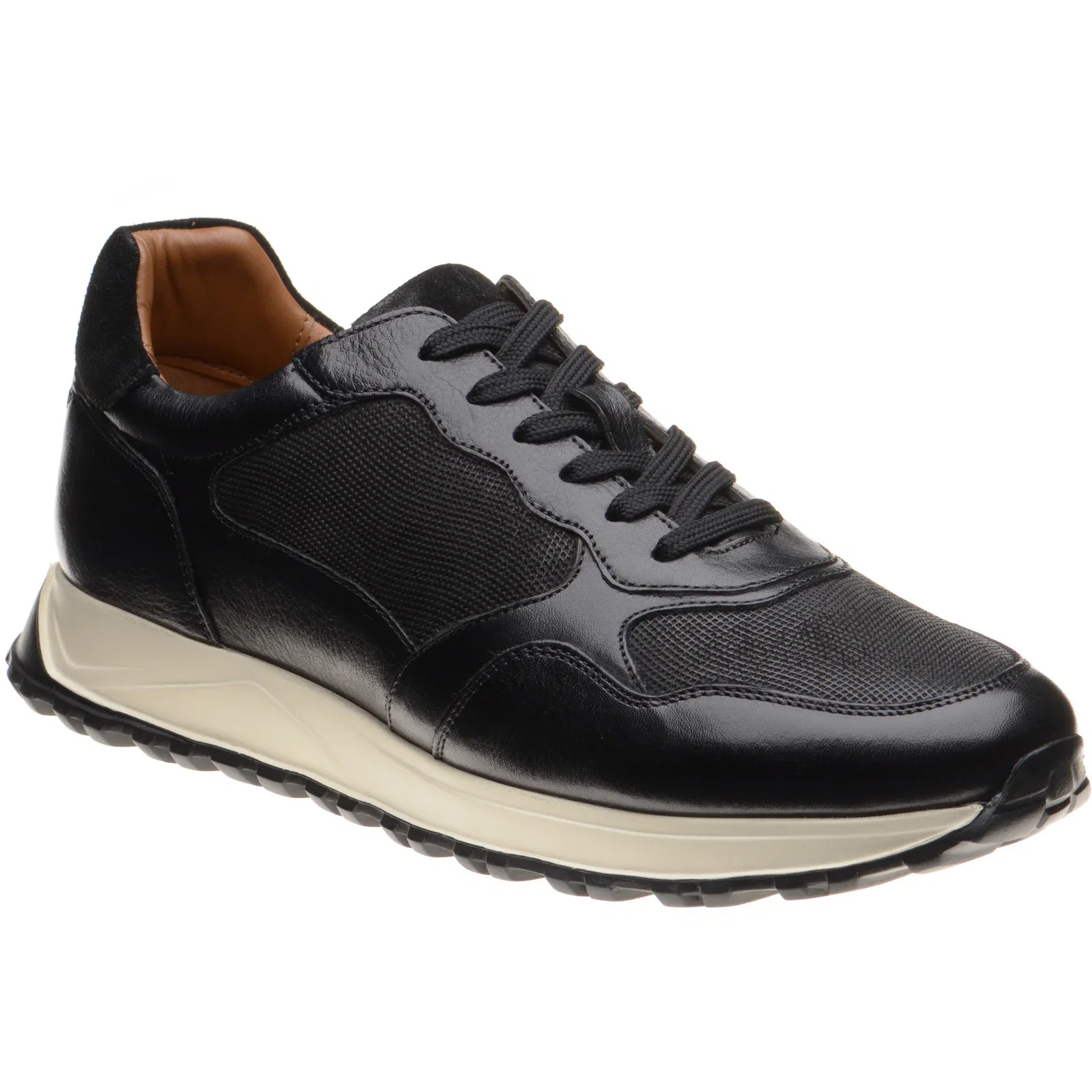 Image of Herring Paris in black calf and suede