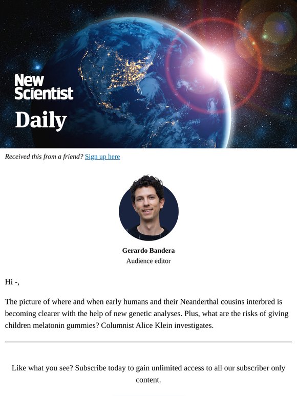 New Scientist: Where Neanderthals and humans interbred | Milled