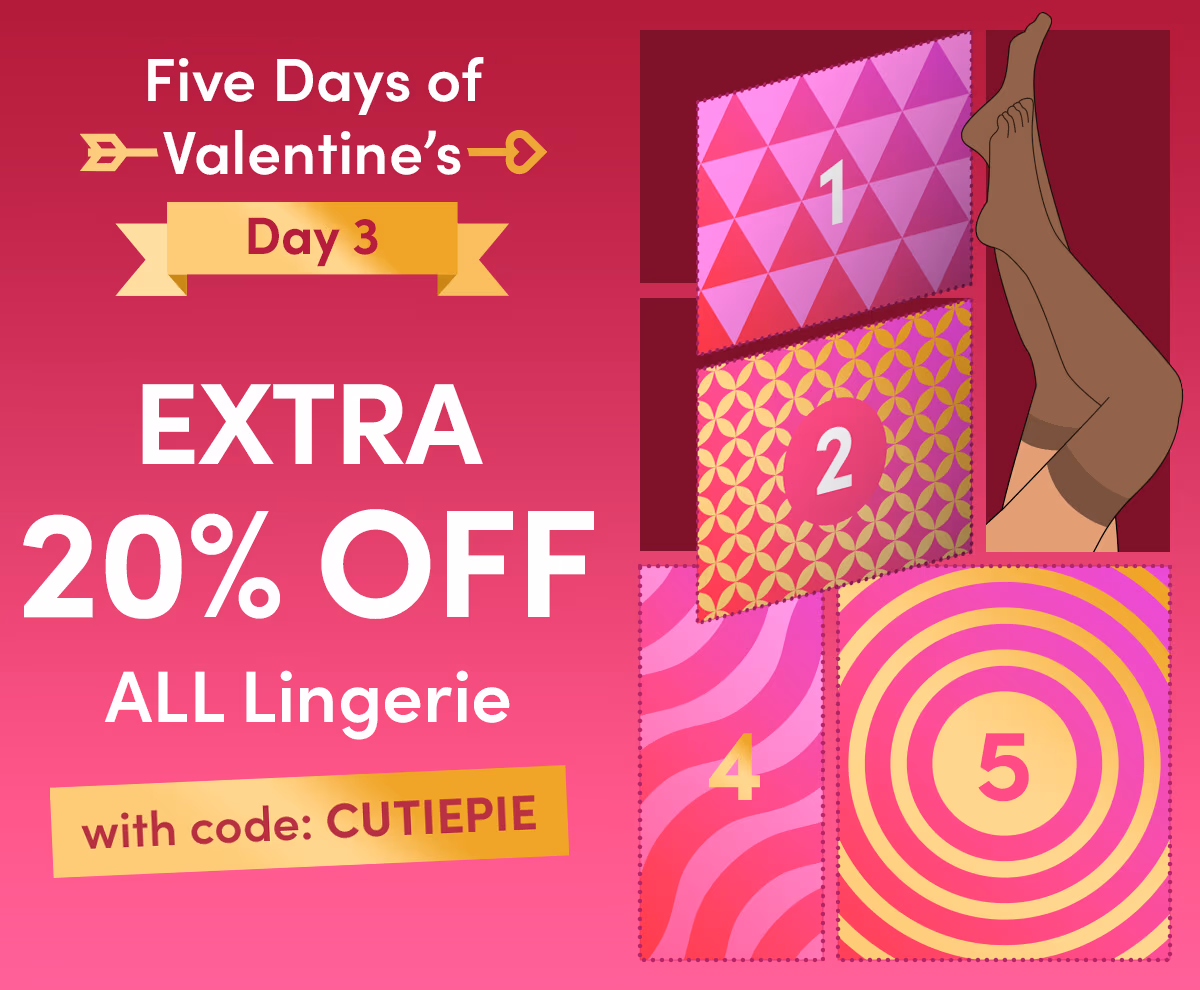 Extra 20% Off Lingerie with code CUTIEPIE