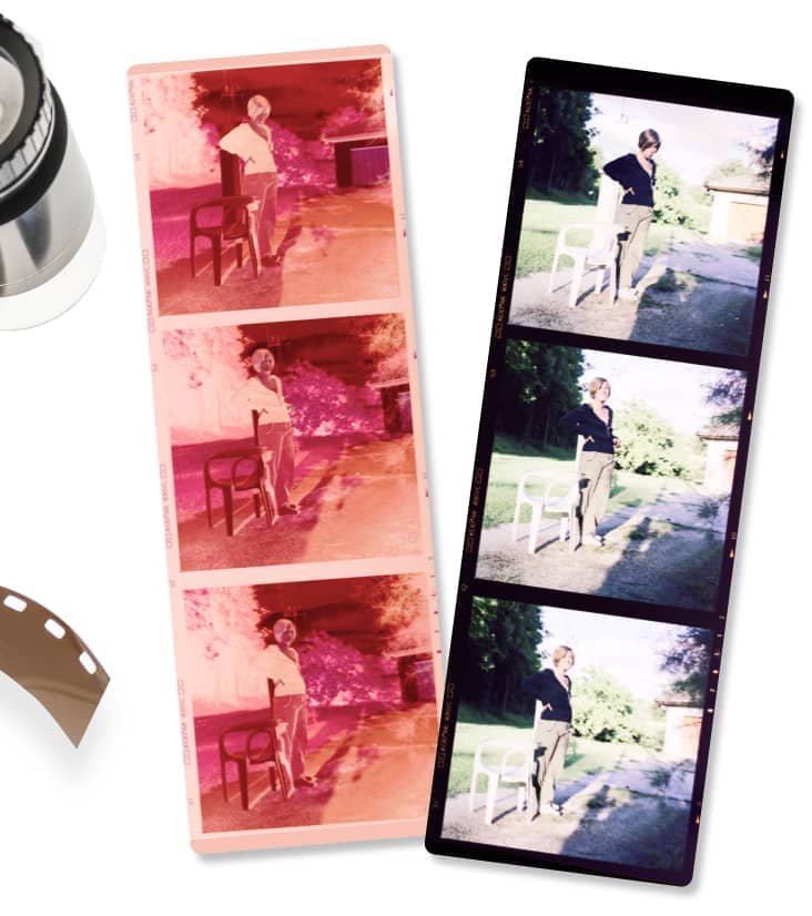 Scanned film