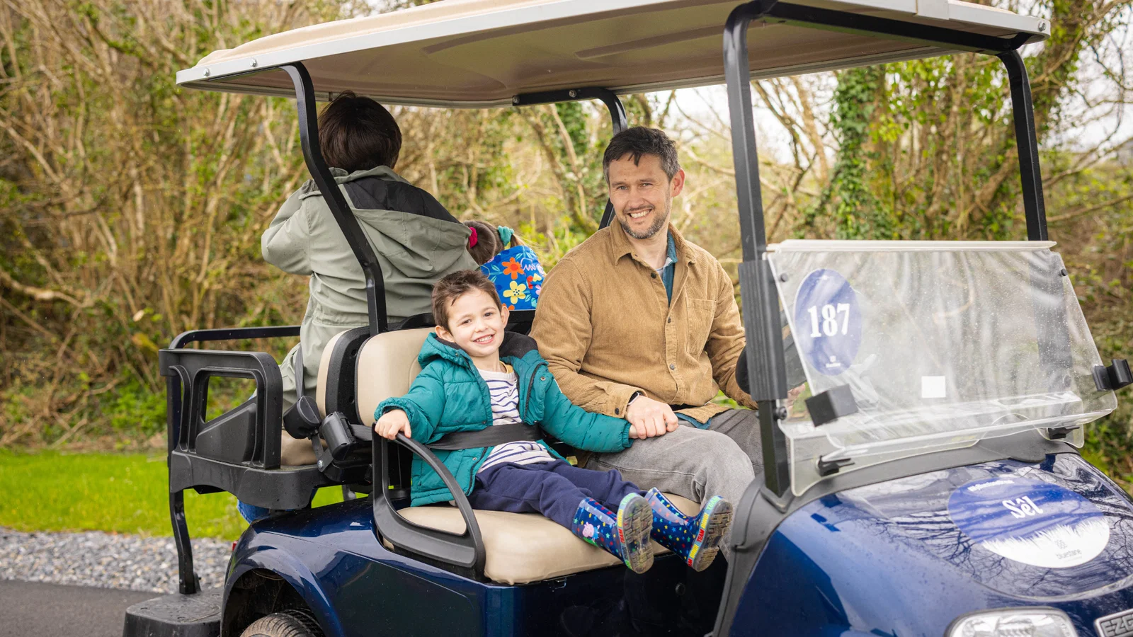 family on buggy