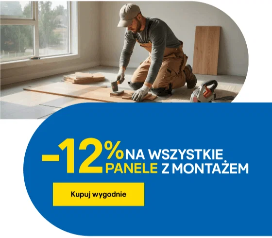 -12% na wszystkie panele z montażem