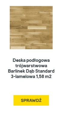 Deska podłogowa trójwarstwowa Barlinek Dąb Standard 3-lamelowa 1,58 m2