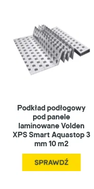 Podkład podłogowy pod panele laminowane Volden XPS Smart Aquastop 3 mm 10 m2