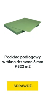 Podkład podłogowy włókno drzewne 3 mm 9,322 m2