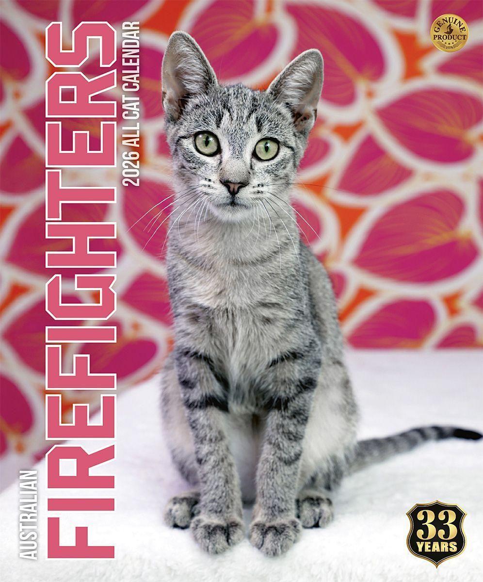 2026 Firefighters Calendar 'Cat Only Calendar'