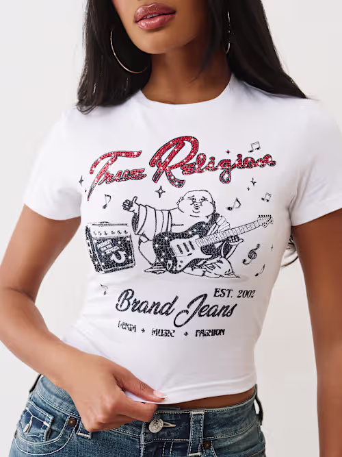 SHOP CRYSTAL BUDDHA BABY TEE