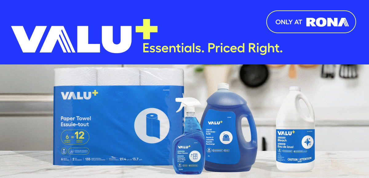 VALU+ Essentials. Priced right.