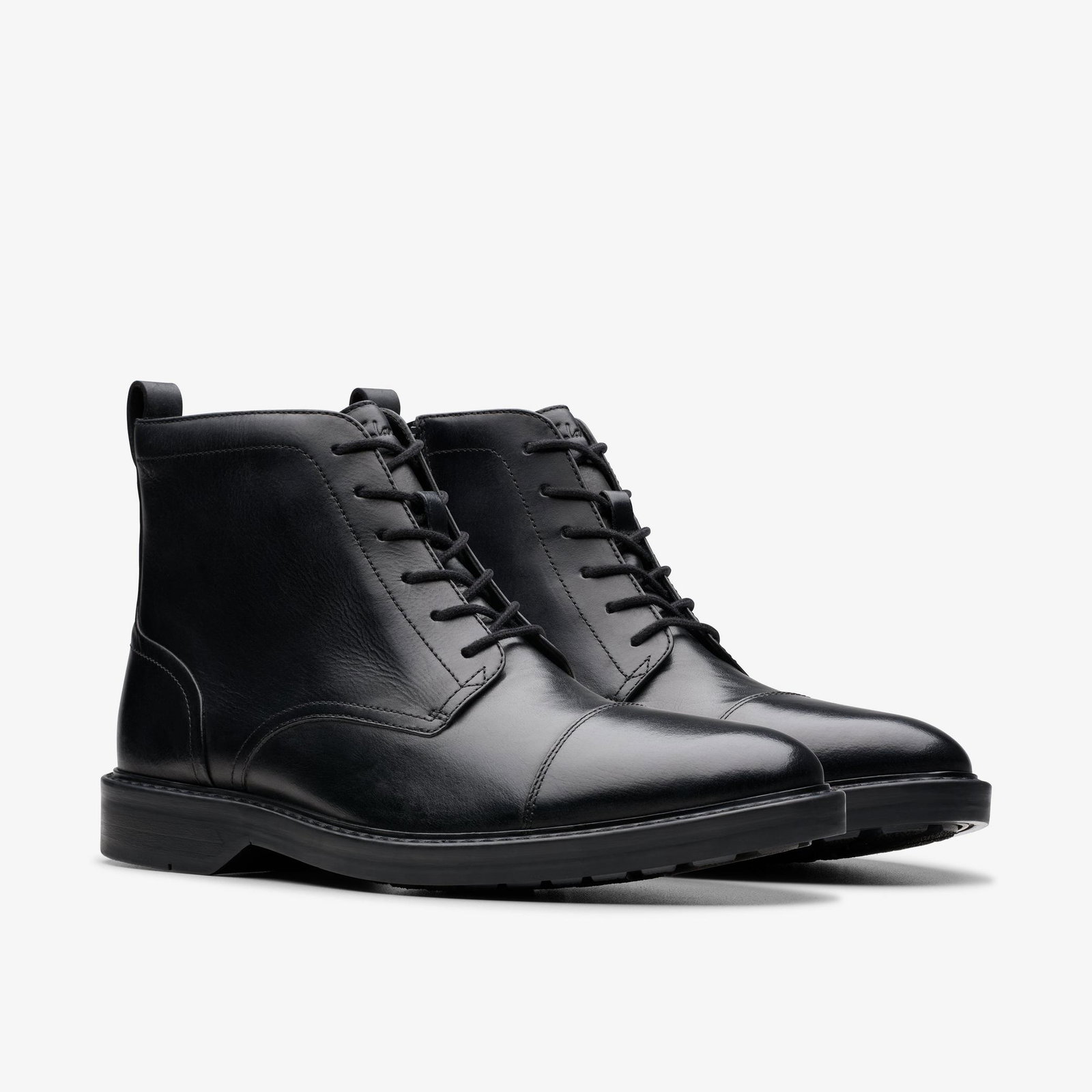 Shop Aldwin Cap Black Leather
