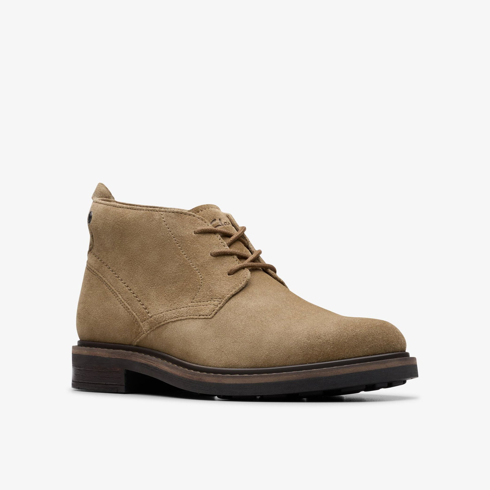 Shop Newford Mid Dark Sand Suede