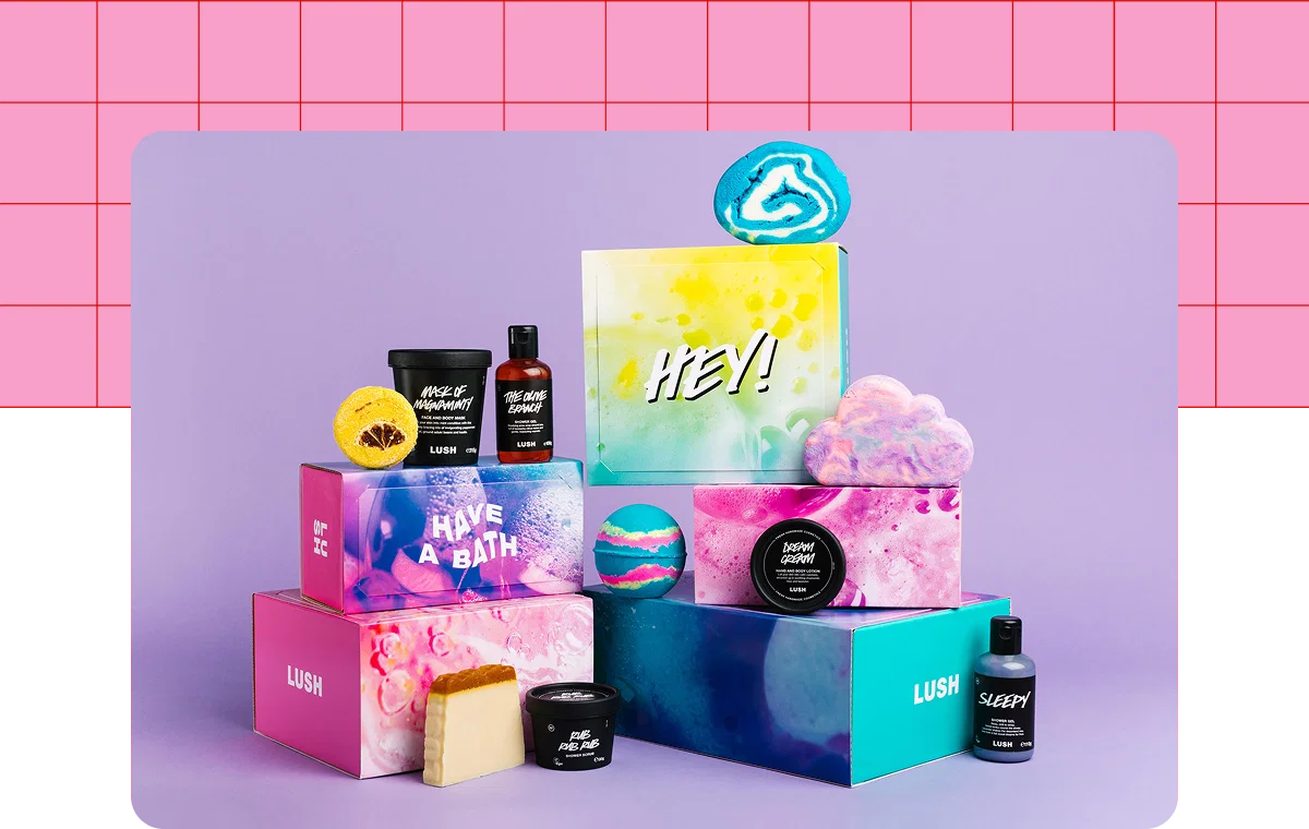 An image with exampls of personalized shower gels