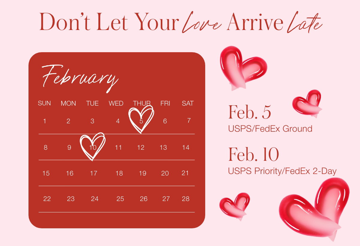 Get Your Valentine's Day Gifts In Time