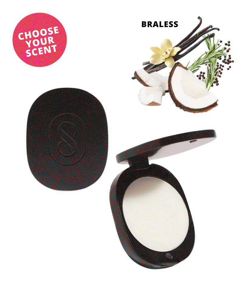Choose your scent: SIDIA Solid Perfume in scents, Braless & Soaked