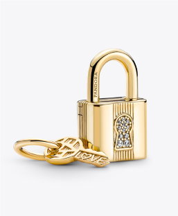 Padlock & Key Dangle Charm