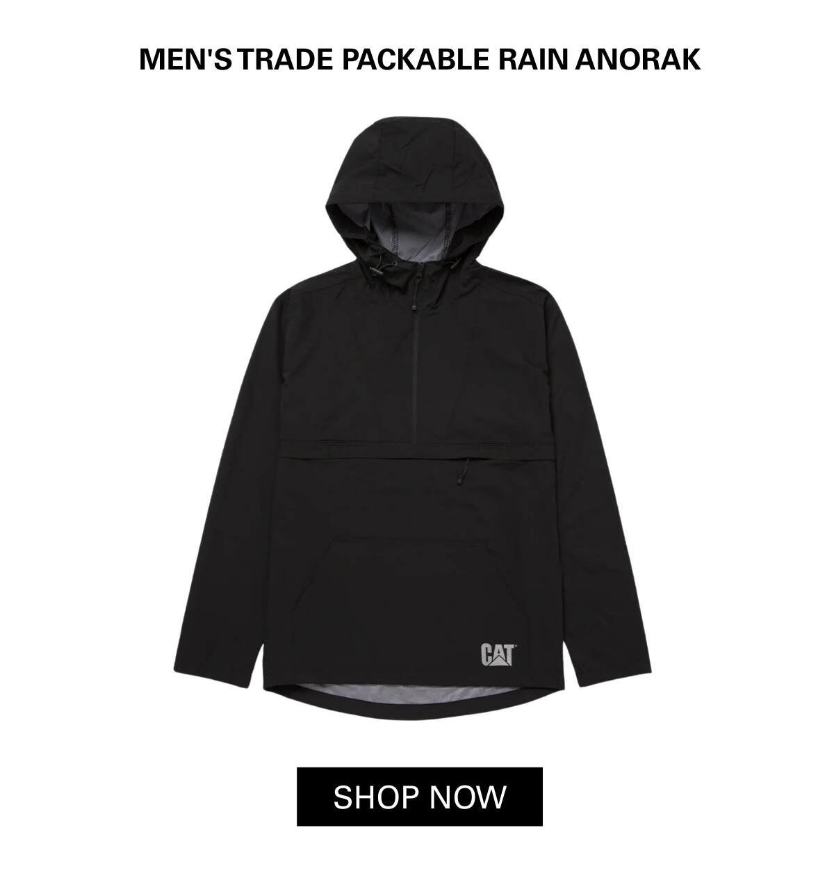MEN'S TRADE PACKABLE RAIN ANORAK
